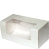 White Pinstripe Window Donut Boxes
