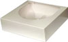 White Pinstripe Window Pie Boxes