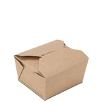 BioPlus TERRA #1 100% Recycled Brown Kraft Take Out Boxes