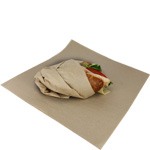 Dry Wax Large Sandwich Wrap - Brown Kraft - 14 x 18"