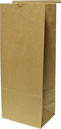 3lb. Natural Brown Kraft Tin Tie Coffee Bags with Polypropylene Liner