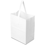 8 x 5.25 x 10" White Kraft 1 Peck Paper Apple/ Produce Bags