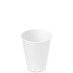 8 oz. White Paper Coffee Cups by Dart / Solo