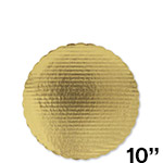 10" Gold Foil Cake Board