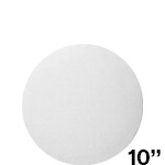 10" White Cake Board with Grease Resistant Coating