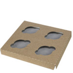 Mini Size Four-Cupcake Insert for 7 x 7