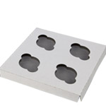 Mini Size Four-Cupcake Insert for 7 x 7