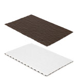 Reversible Brown and White Candy Box Pads - 8.125 x 5.25 in.