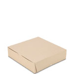 10 x 10 x 2.5" 100% Recycled Brown Kraft Pie / Bakery Boxes