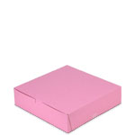 10 x 10 x 2.5" Pink Pie / Bakery Boxes