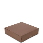 10 x 10 x 2.5" Chocolate Brown Colored Pie / Bakery Boxes