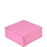 10 x 10 x 4" Pink Pie / Bakery Boxes