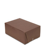 10 x 7 x 4" Chocolate Brown Cupcake Bakery Boxes