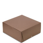 12 x 12 x 5" Chocolate Brown Bakery Boxes