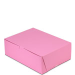 12 x 9 x 4" Pink Cupcake Bakery Boxes