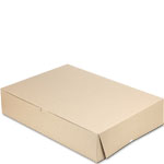 19 x 14 x 4" 100% Recycled Brown Kraft Bakery Boxes