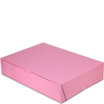 19 x 14 x 4" Pink Bakery Boxes