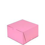 7 x 7 x 4" Pink Cupcake Bakery Boxes