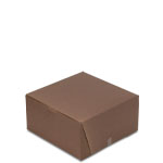 8 x 8 x 4" Chocolate Brown Deep Pie / Bakery Boxes