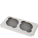 Jumbo Size Two-Cupcake Insert for 8 x 4 x 4