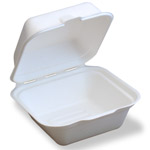 Hamburger/Sandwich Compostable Clamshell Boxes