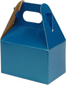 Shimmer Frost Peacock Mini Gable Boxes 4 x 2.5 x 2.5