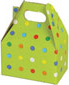 Party Dots Mini Gable Boxes 4 x 2.5 x 2.5"