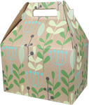 Leaves and Berries Large Gable Boxes 9 x 6 x 6