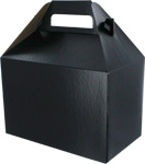Midnight Black Medium Gable Boxes 8 x 4.75 x 5.25