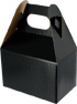 Midnight Black Mini Gable Boxes 4 x 2.5 x 2.5