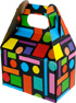 Blocks & Dots  Mini Gable Boxes 4 x 2.5 x 2.5