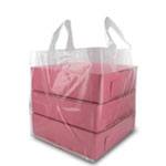 Clear Take Out Bags with Handle 10 x 9 x 10"