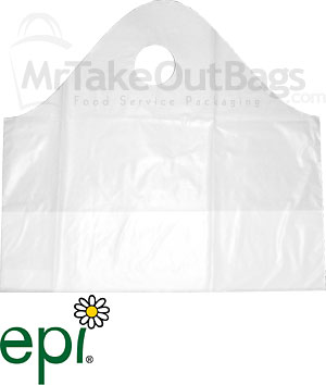 Biodegradable Super Wave Carryout Bags - 18 x 16 x 9