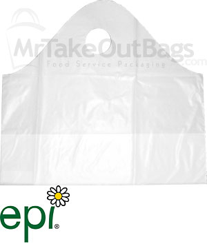 Biodegradable Super Wave Carryout Bags - 21 x 18 x 10