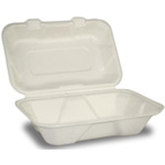Hoagie Sandwich Compostable Clamshell Boxes