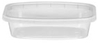 8 oz Clear Rectangular Deli Containers
