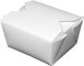 Bio-Pak White #1 Snack Boxes