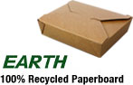 100% RECYCLED BioPlus Earth #12 Brown Kraft Snack Boxes