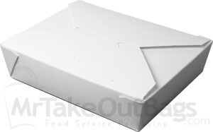 Bio-Pak White #12 Snack Boxes