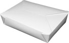 Bio-Pak White #2 Compact Meal Boxes