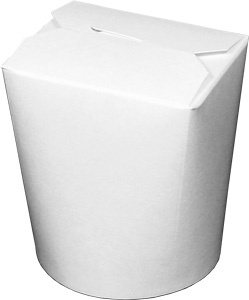 16oz. Medium White SmartServ Paper Food Containers
