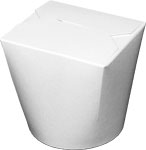(26oz.) Large White SmartServ Paper Food Containers