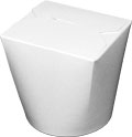 (26oz.) Large White SmartServ Paper Food Containers