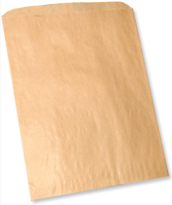 10 X 13 100 Recycled Natural Brown Kraft Merchandise Bags