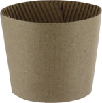 Brown Kraft Coffee Clutch Sleeves (FITS 10,12,16,20 oz)