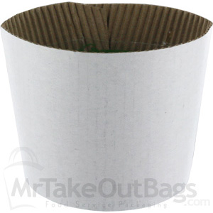 White Coffee Clutch Sleeves (FITS 10,12,16,20 oz)