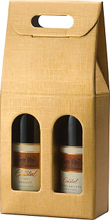 Oro Matte Gold 2 Bottle Carrier