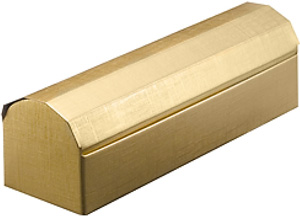 Oro Matte Gold Single Bottle Wine Chest Box