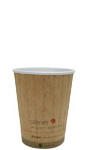 12 oz. Planet Plus2 Double Wall Compostable Paper Coffee Cup