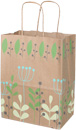 Leaves & Berries Paper Shopping Bags  8 x 4.88 x 10.5